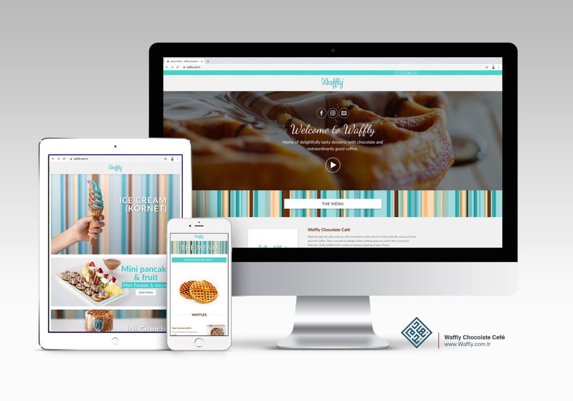 Waffly Website design