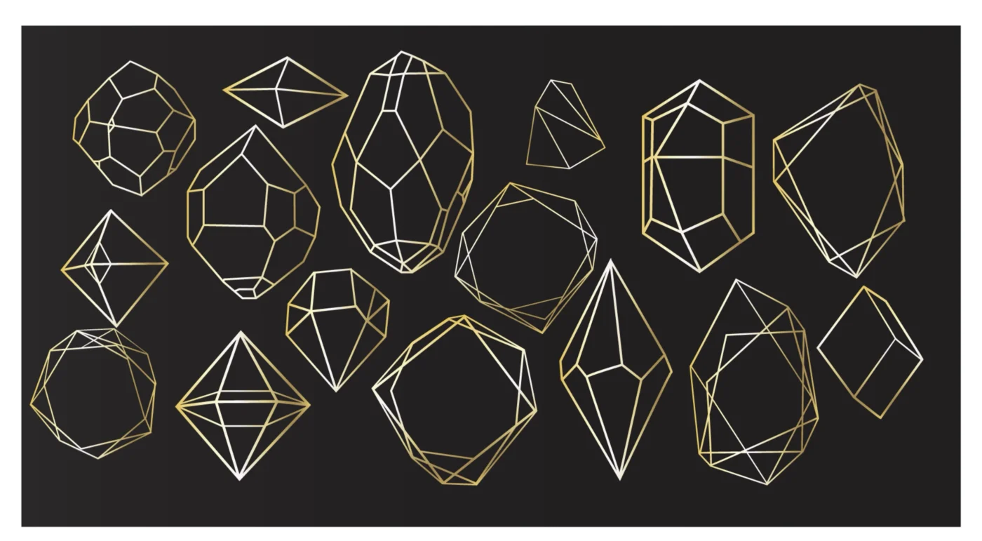 Visual representation of interconnected pathways in The Gold Souk Dubai, symbolizing trade and craftsmanship