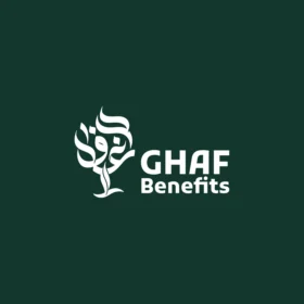 Ghaf Benefits Arabic logo design for by Nihad Taisir - Arabic Logo Design for Ghaf Benefits