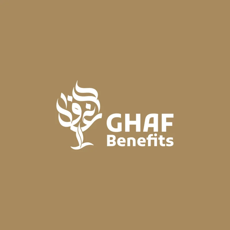 Ghaf Benefits Arabic logo design for by Nihad Taisir