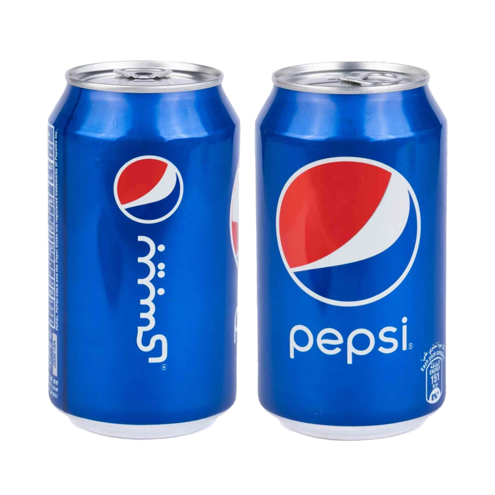 Historical Arabic Pepsi wordmark showing repeated tooth-like strokes in the word بيبسي.